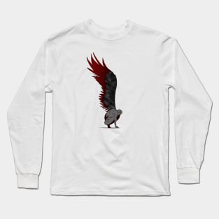 Evil Red Angel Wings T-Shirt Long Sleeve T-Shirt